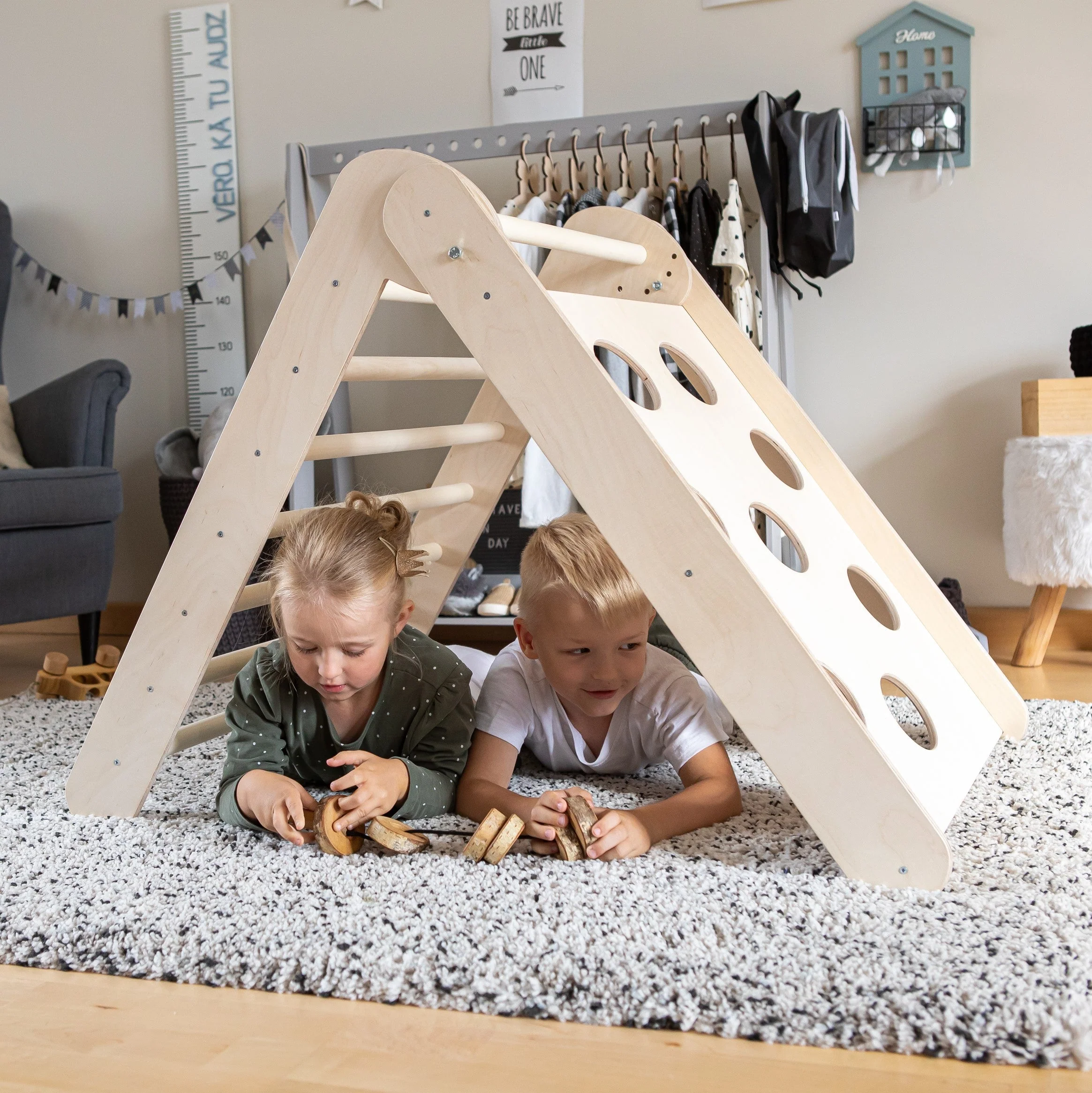 2 in 1 Montessori Climbing Triangle - Image 5