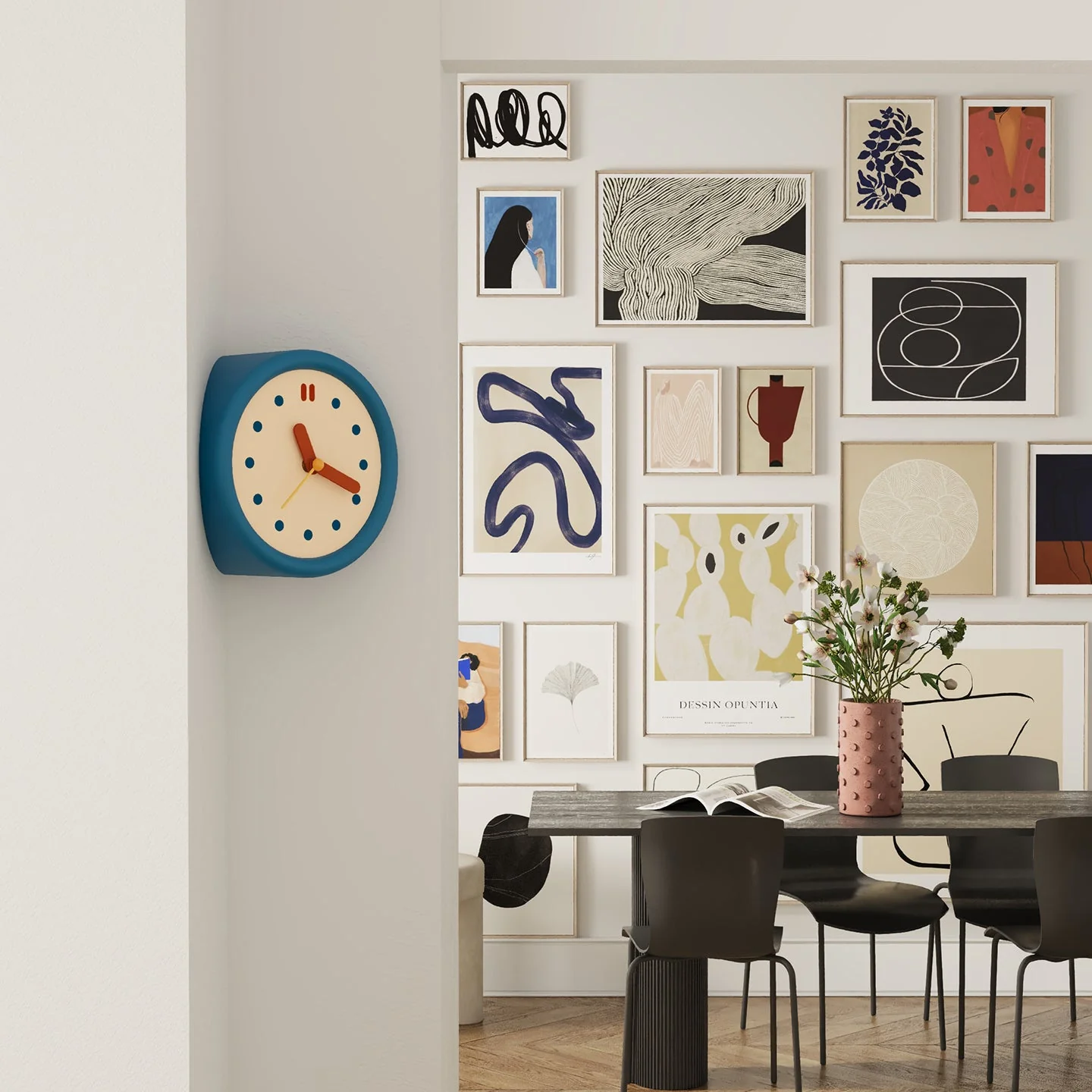 Blue Corner Time Clock - Image 5