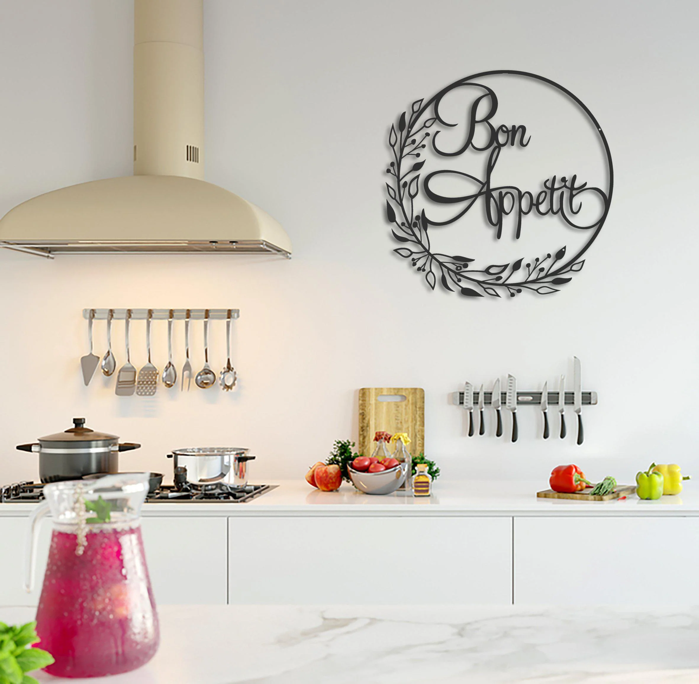 Bon Appetit Metal Wall Art - Image 3