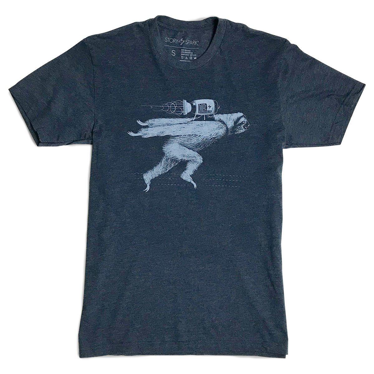 Boooost Rocket Sloth T-shirt - Image 4