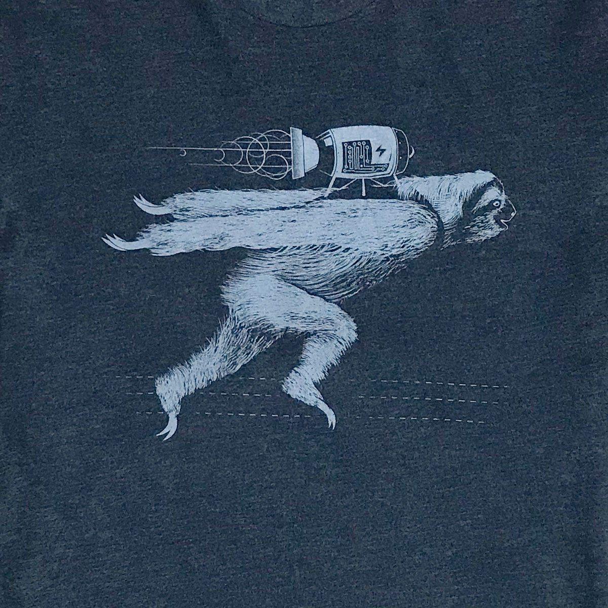 Boooost Rocket Sloth T-shirt - Image 5