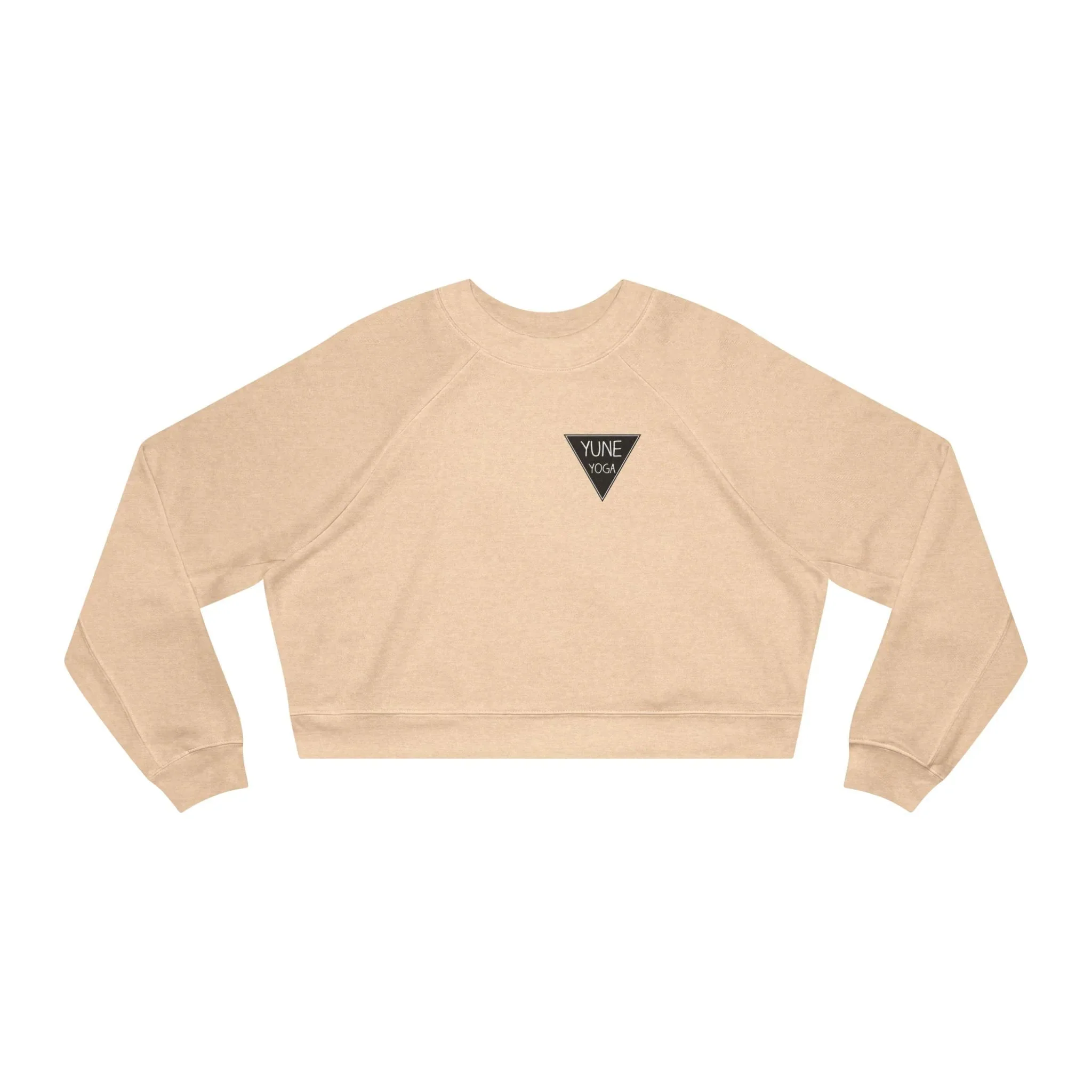 Cropped Fleece Pullover with Yune Yoga Logo - Image 3