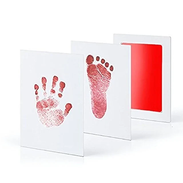 Baby Handprint and Footprint Kit with White Cards - Image 14