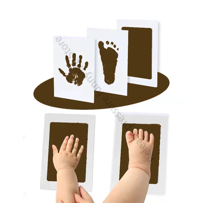 Baby Handprint and Footprint Kit with White Cards - Image 15