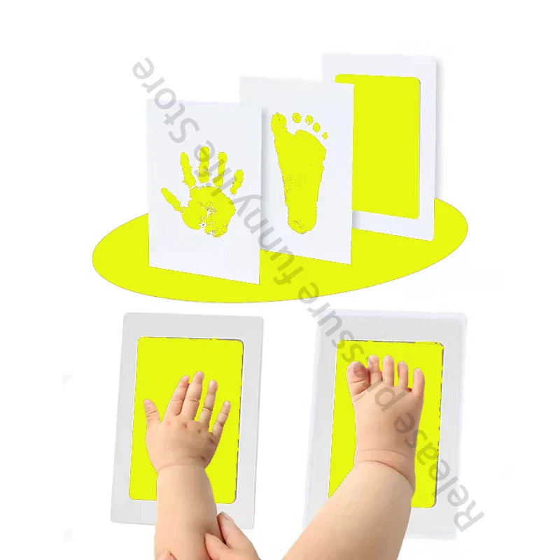 Baby Handprint and Footprint Kit with White Cards - Image 16