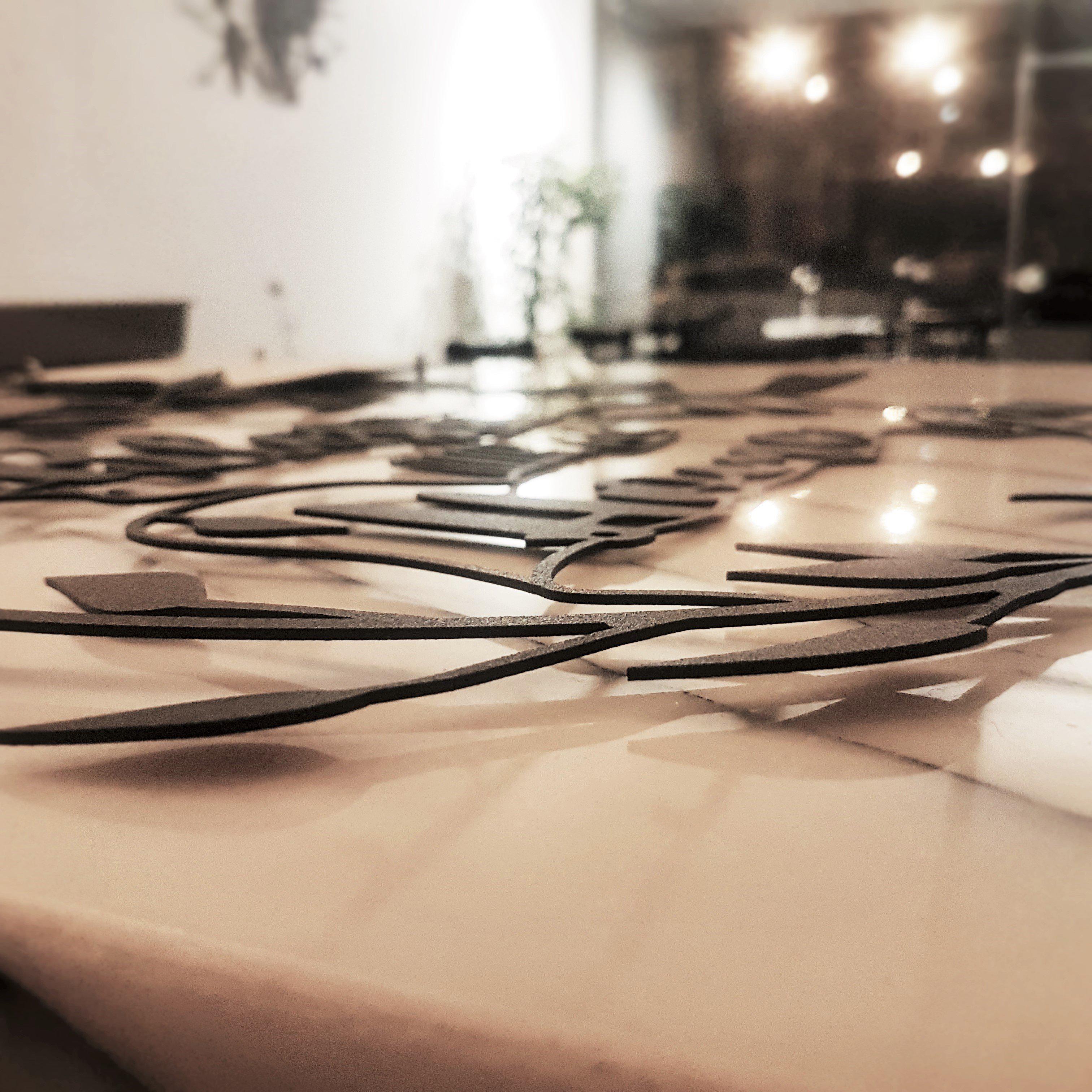 Flowery Metal Wall Art - Image 5