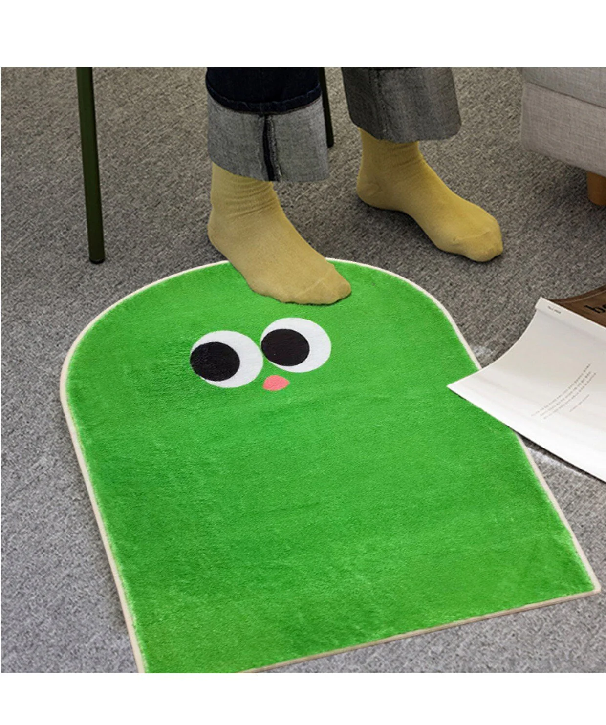 Funny Face Bath Mat Rug - Image 3