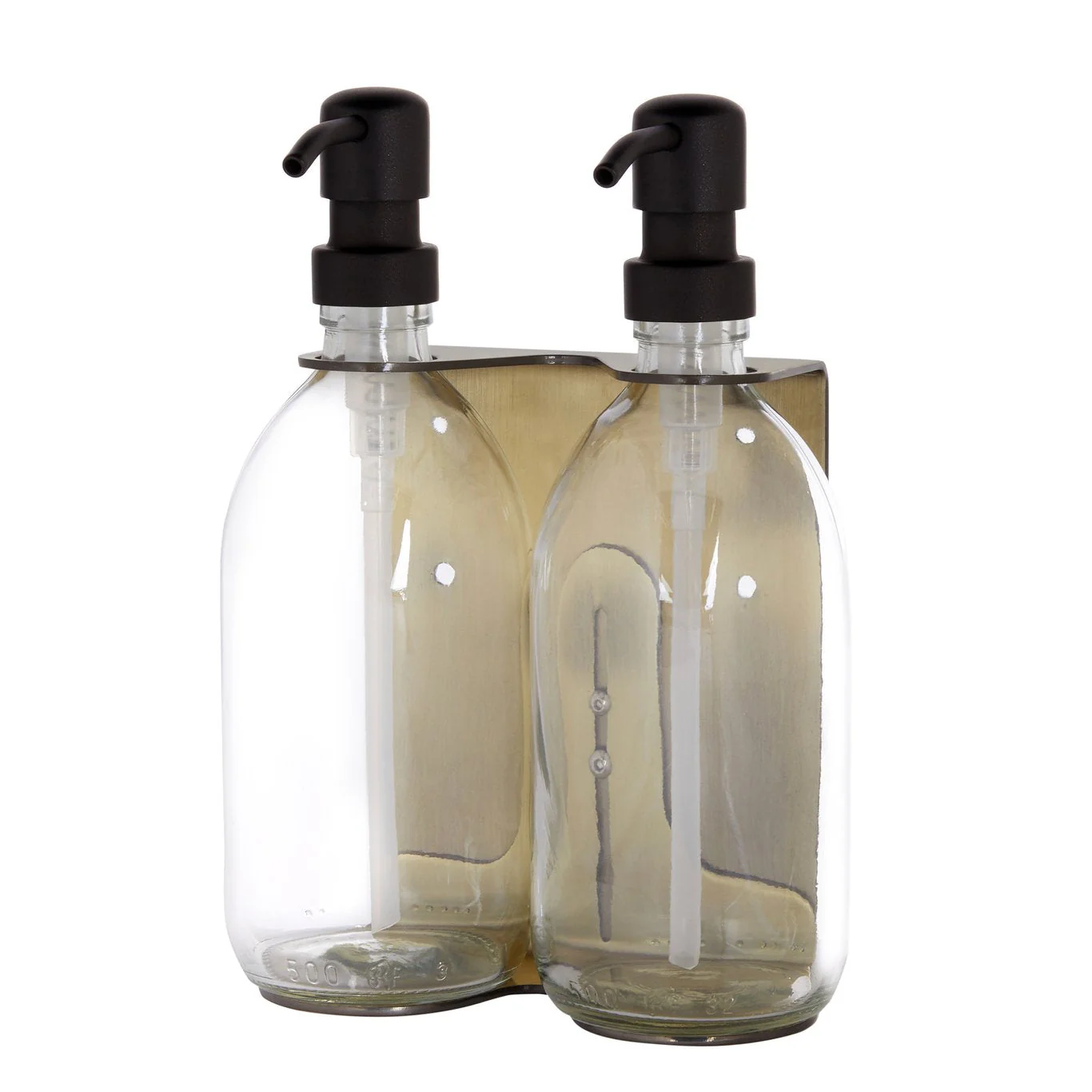 Gold Double Wall Mounted Soap Dispenser - Image 10