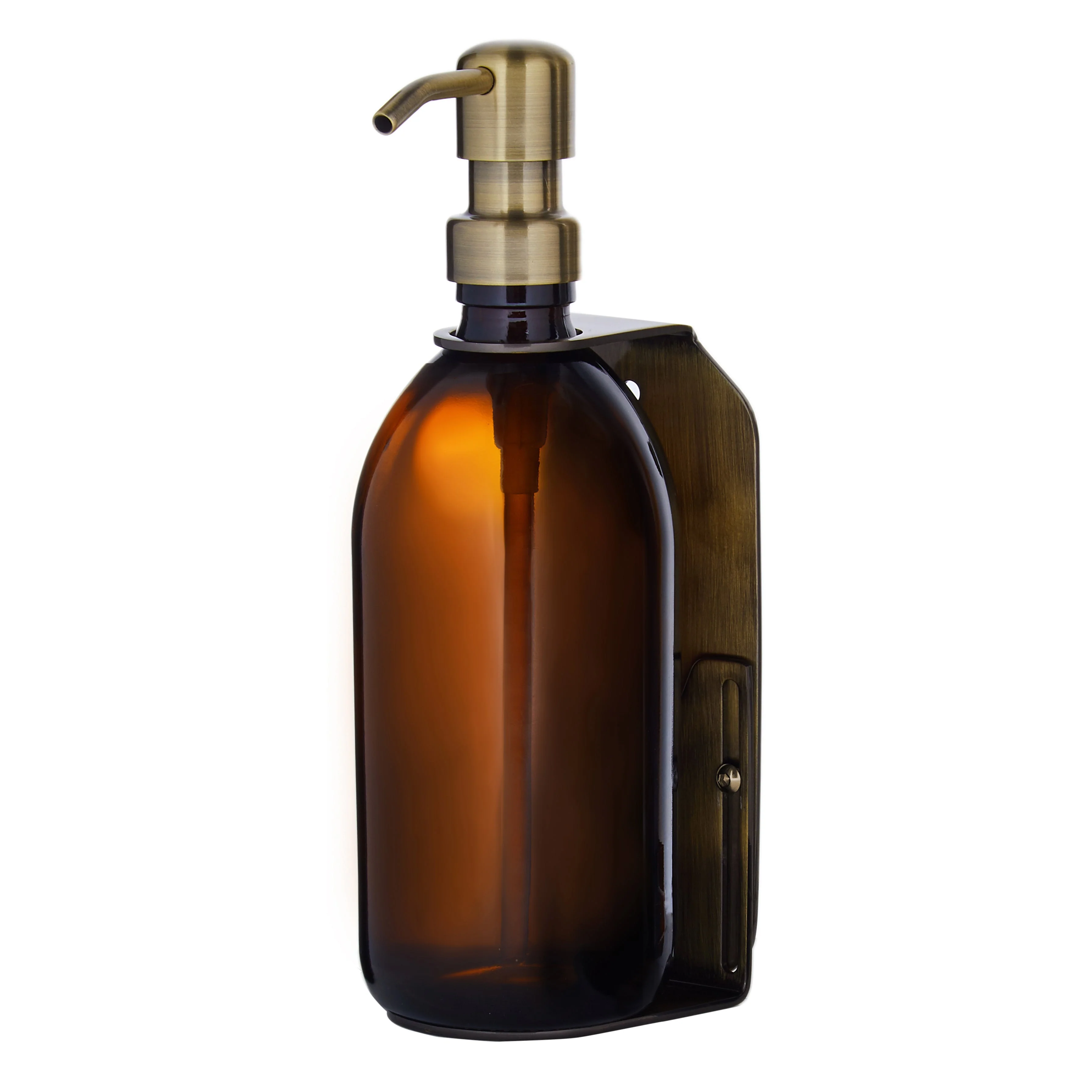 Gold Double Wall Mounted Soap Dispenser - Image 5