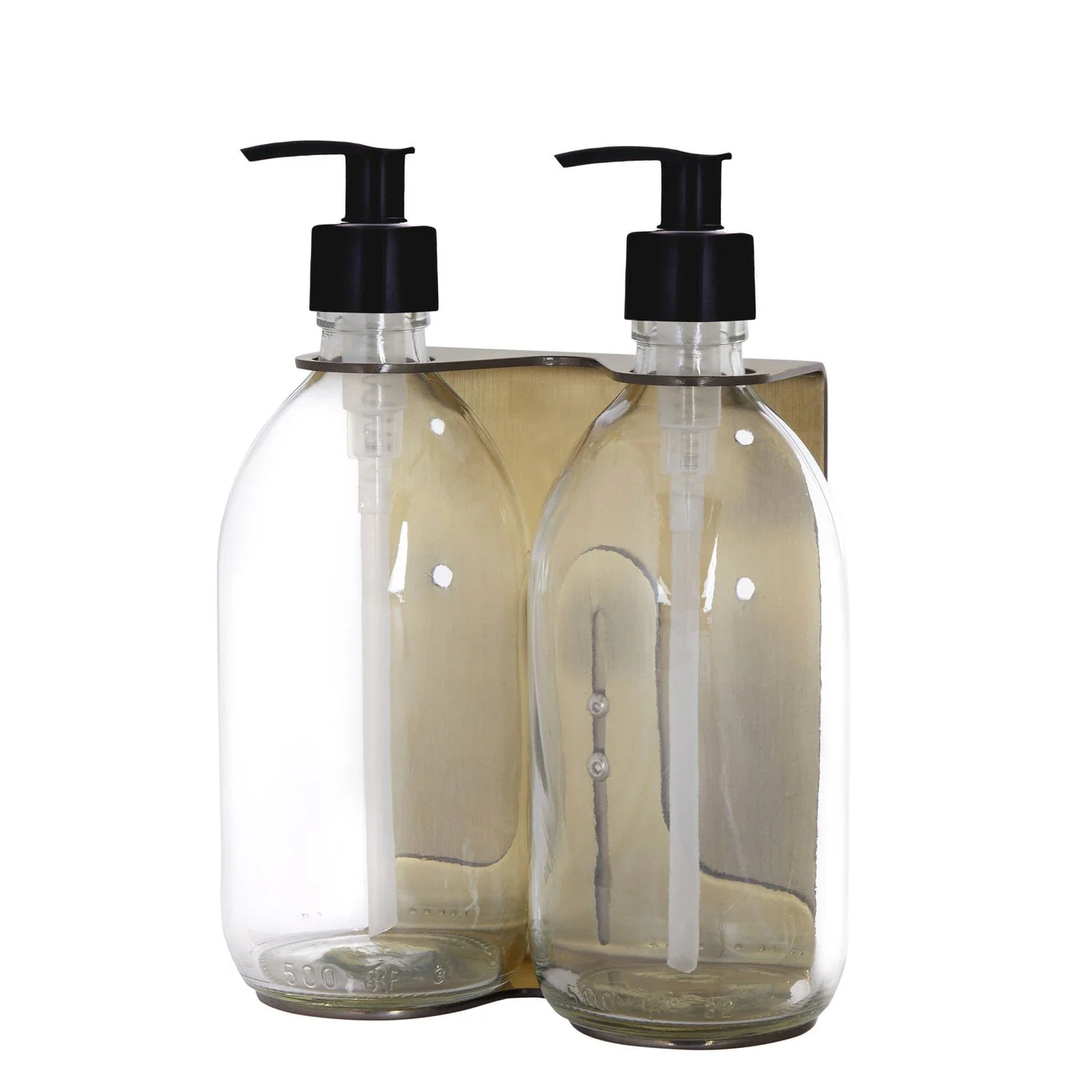Gold Double Wall Mounted Soap Dispenser - Image 6