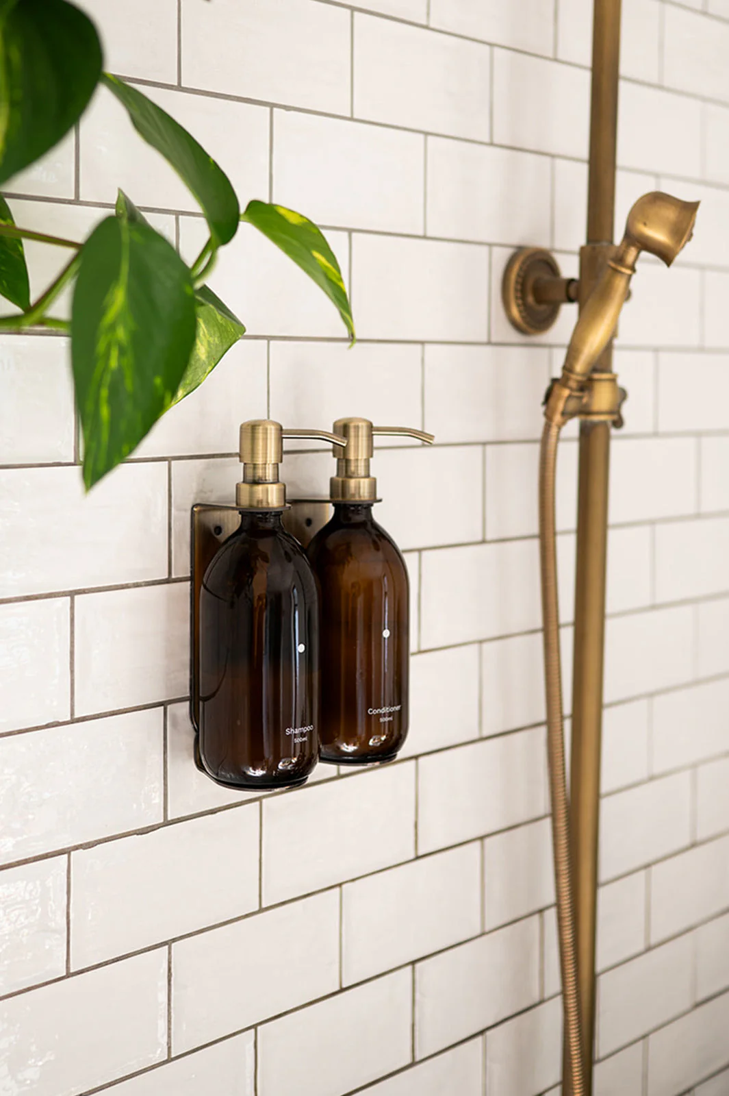 Gold Double Wall Mounted Soap Dispenser - Image 7