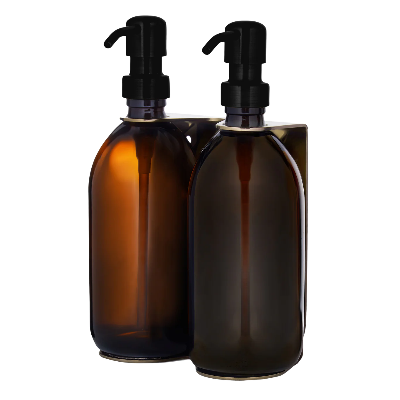 Gold Double Wall Mounted Soap Dispenser - Image 9