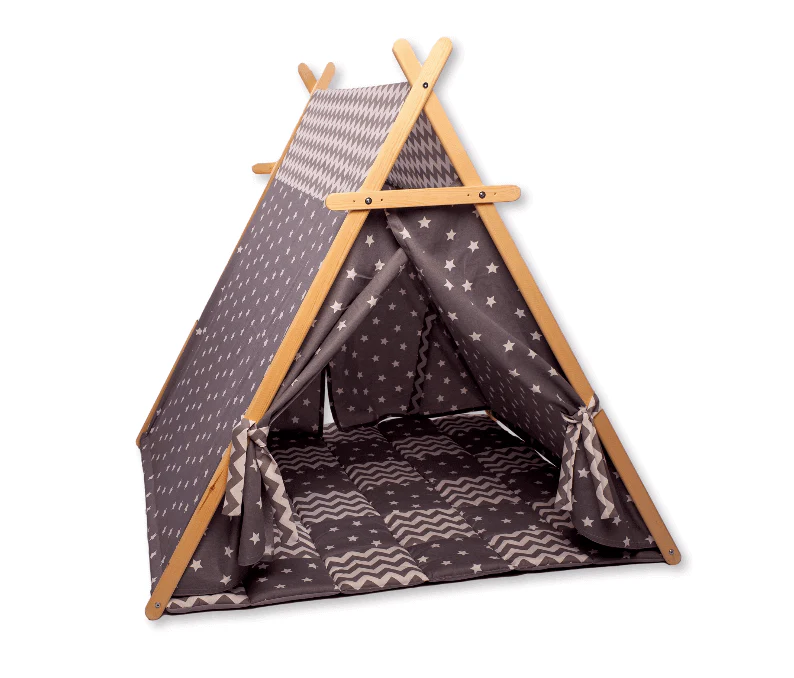 Gray Stars Play Tent and Mat Set - Image 7