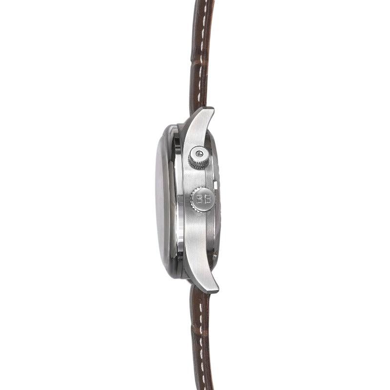 Chronograph Automatic Watch Form 6 in Brushed Gold and Silver - Image 4