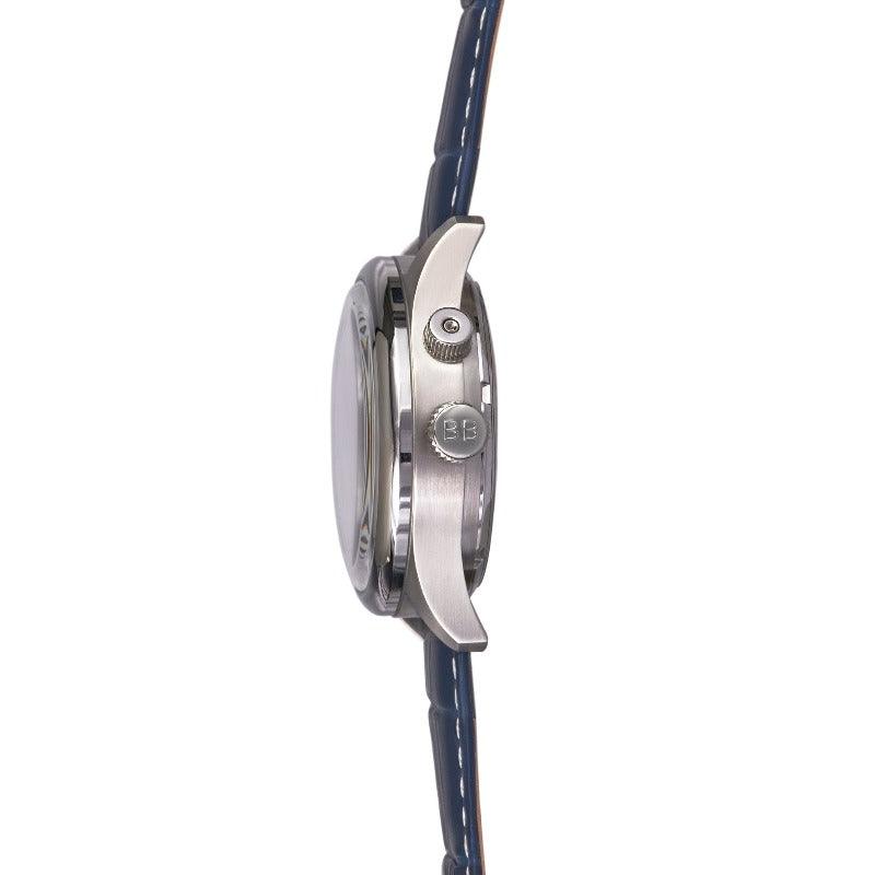 Automatic Chronograph Watch Form 3 in Navy and Silver Steel - Image 6