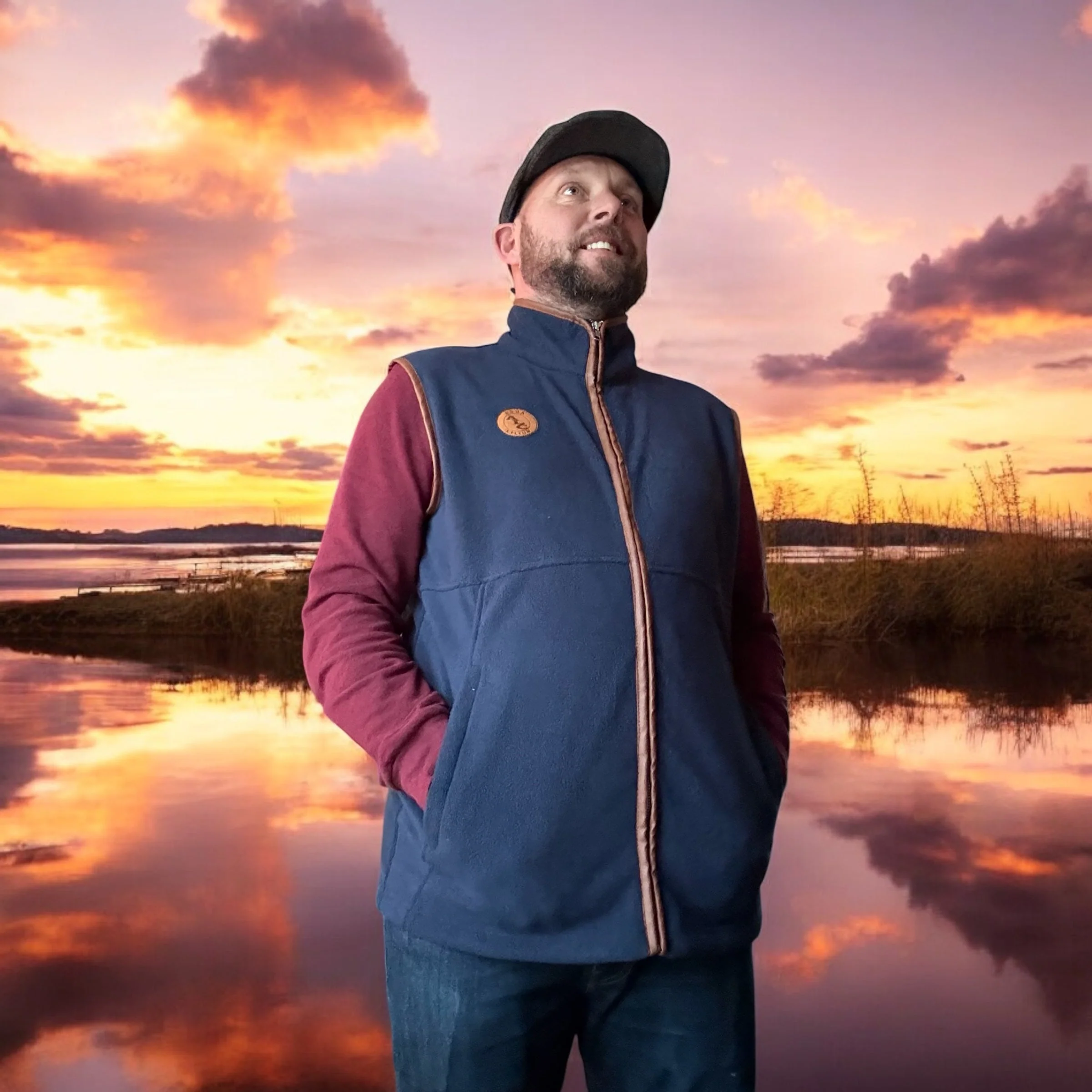 Hunter Blue Gilet - Image 6