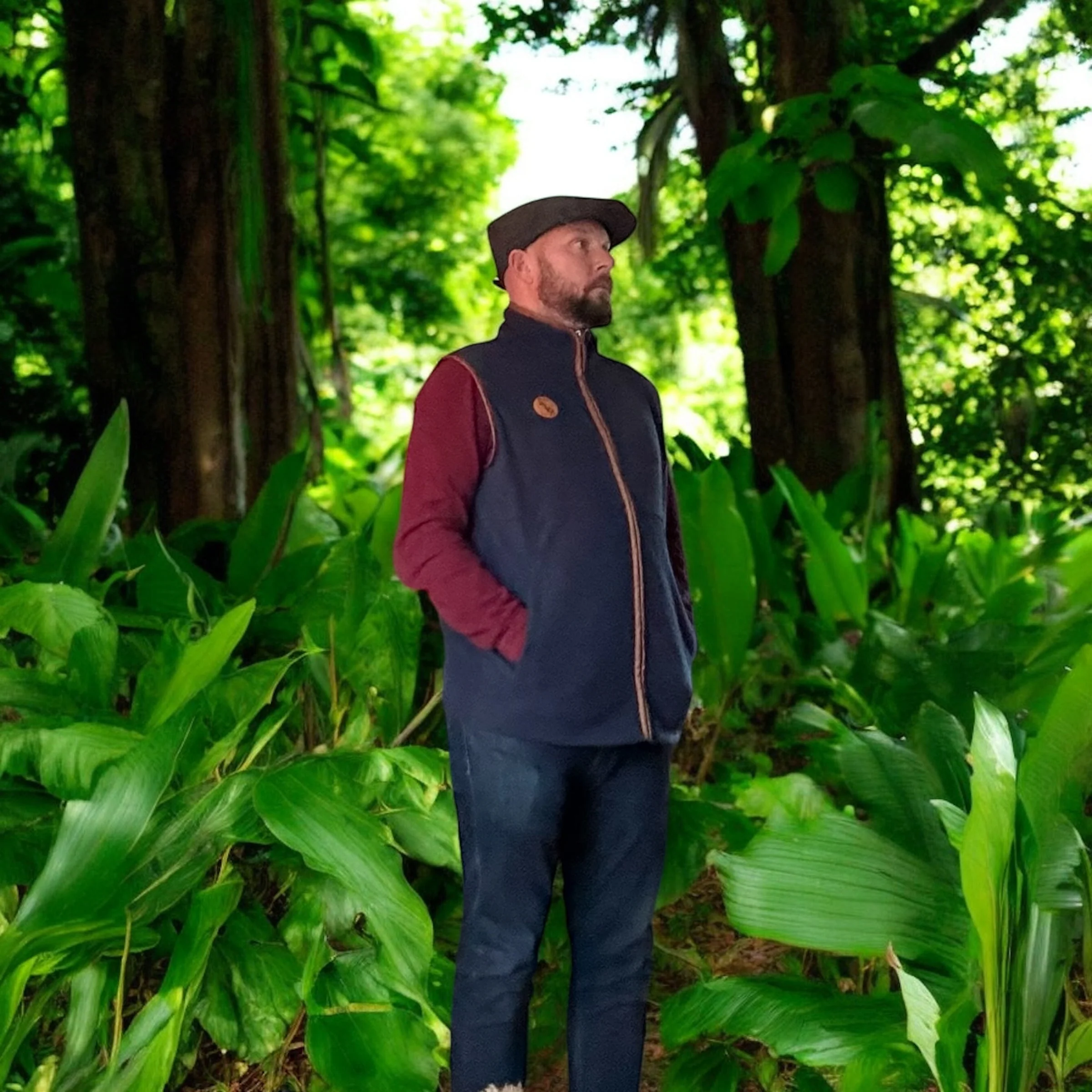 Hunter Blue Gilet - Image 8