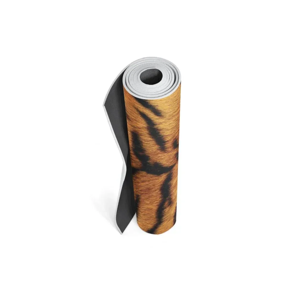 Tiger Stripe Yoga Mat Non-Toxic Eco-Friendly - Image 5