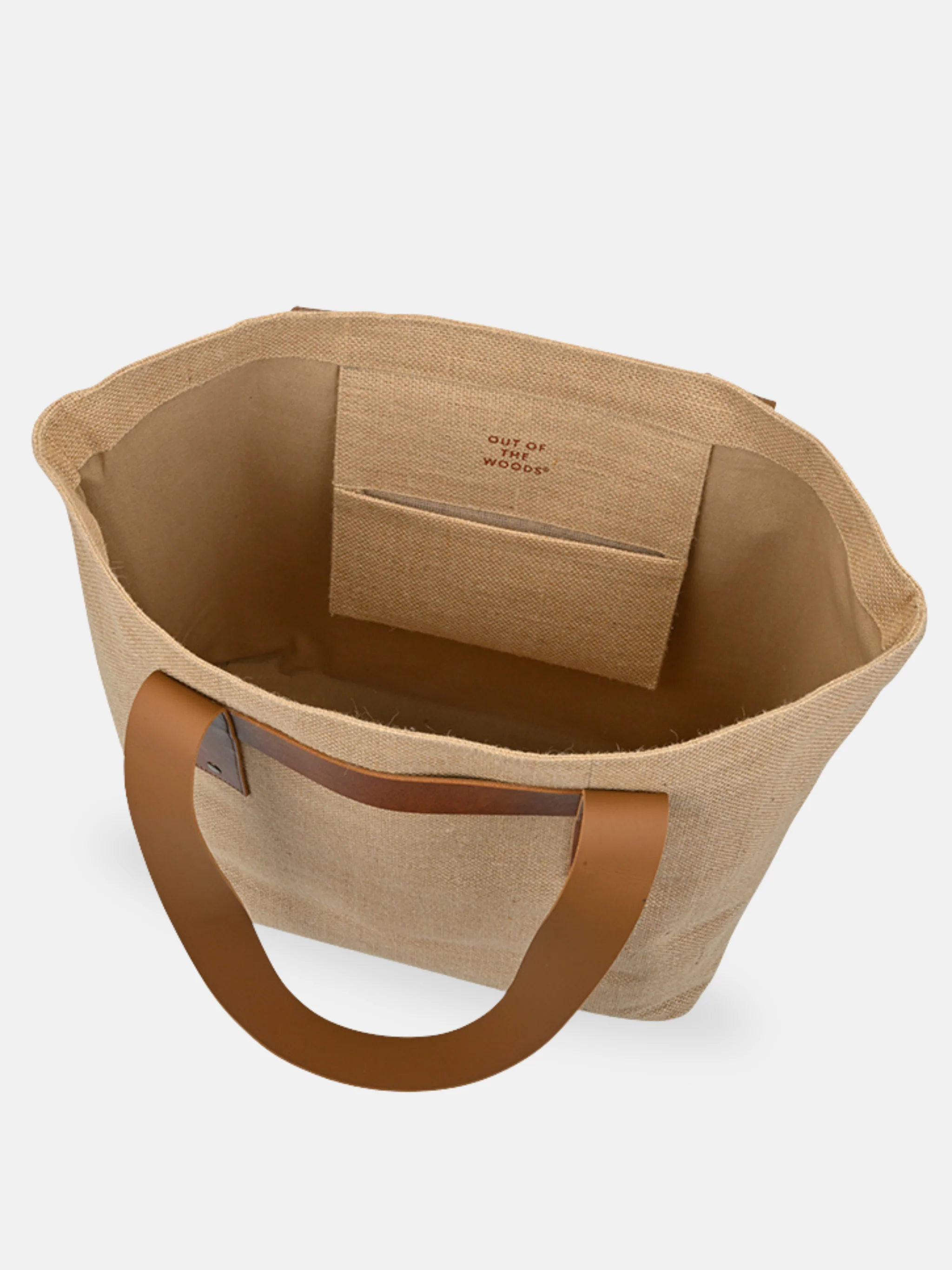 Oversized Jute T Strap Tote Bag - Image 3
