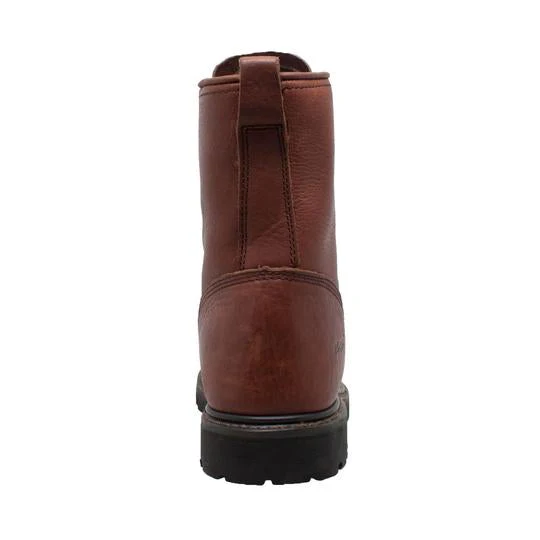 Men's 9 inch Chestnut Packer Leather Boots - Image 3