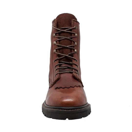 Men's 9 inch Chestnut Packer Leather Boots - Image 5