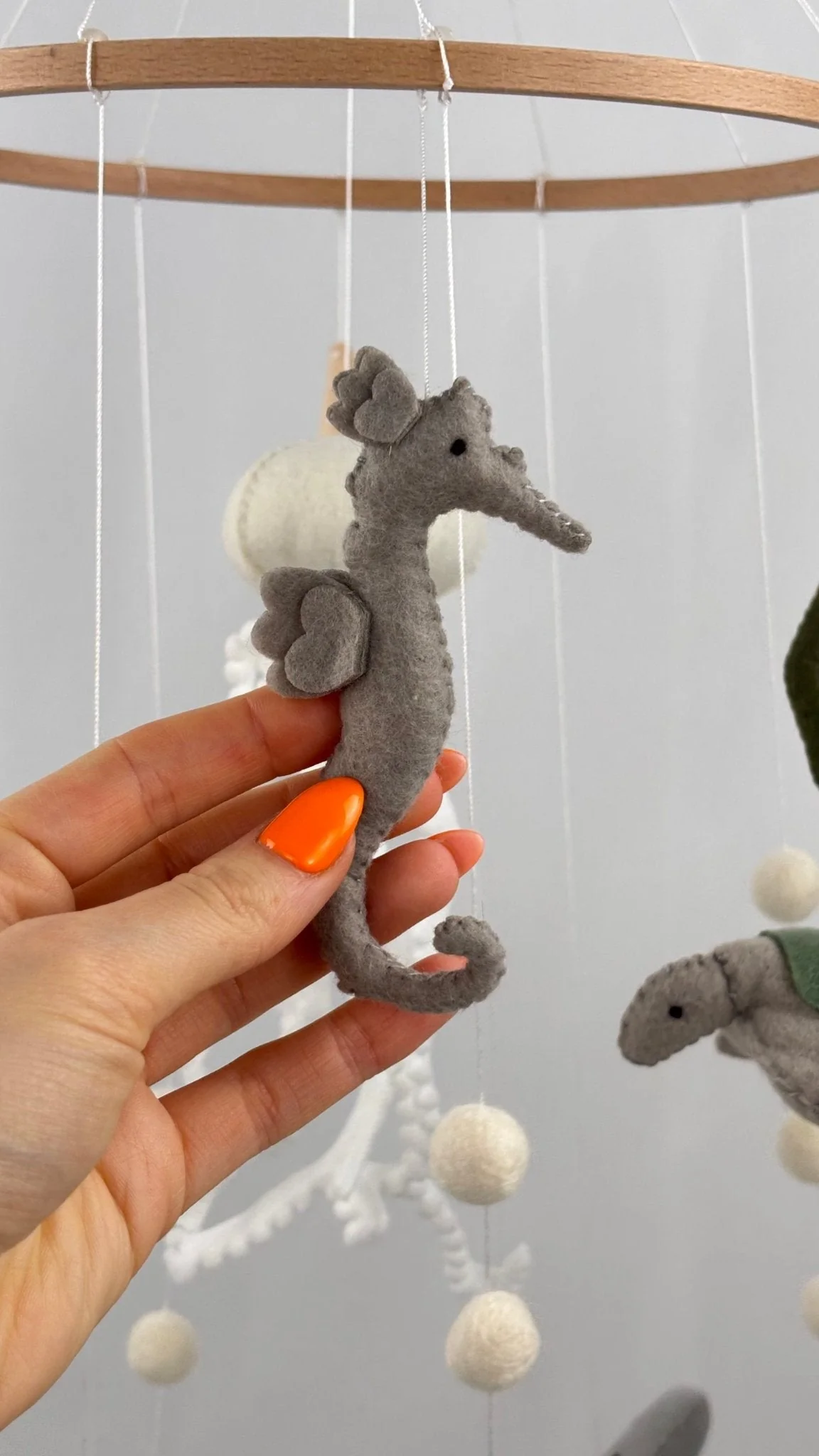 Ocean Drift Felt Cot Mobile - Image 11