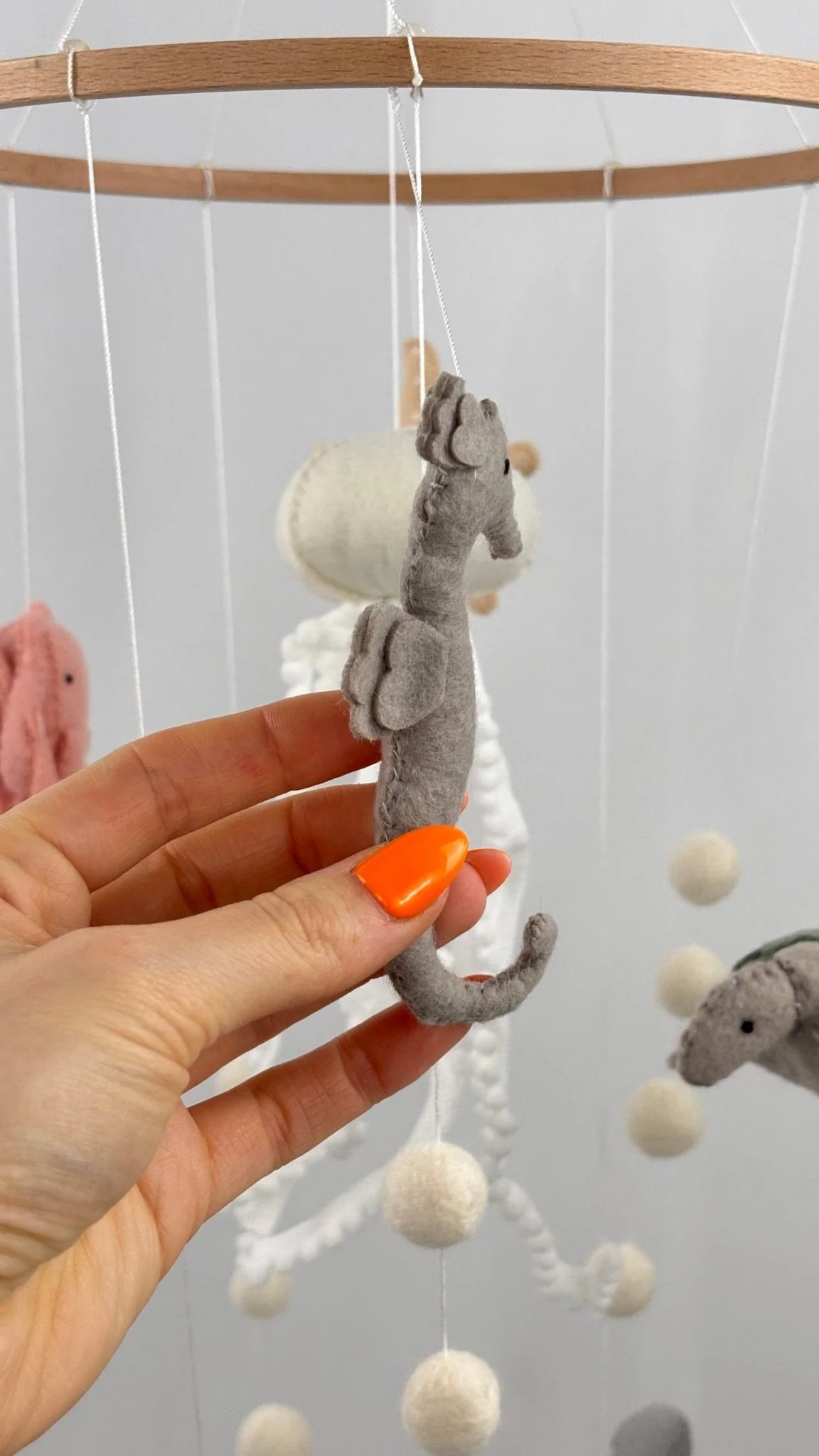 Ocean Drift Felt Cot Mobile - Image 12