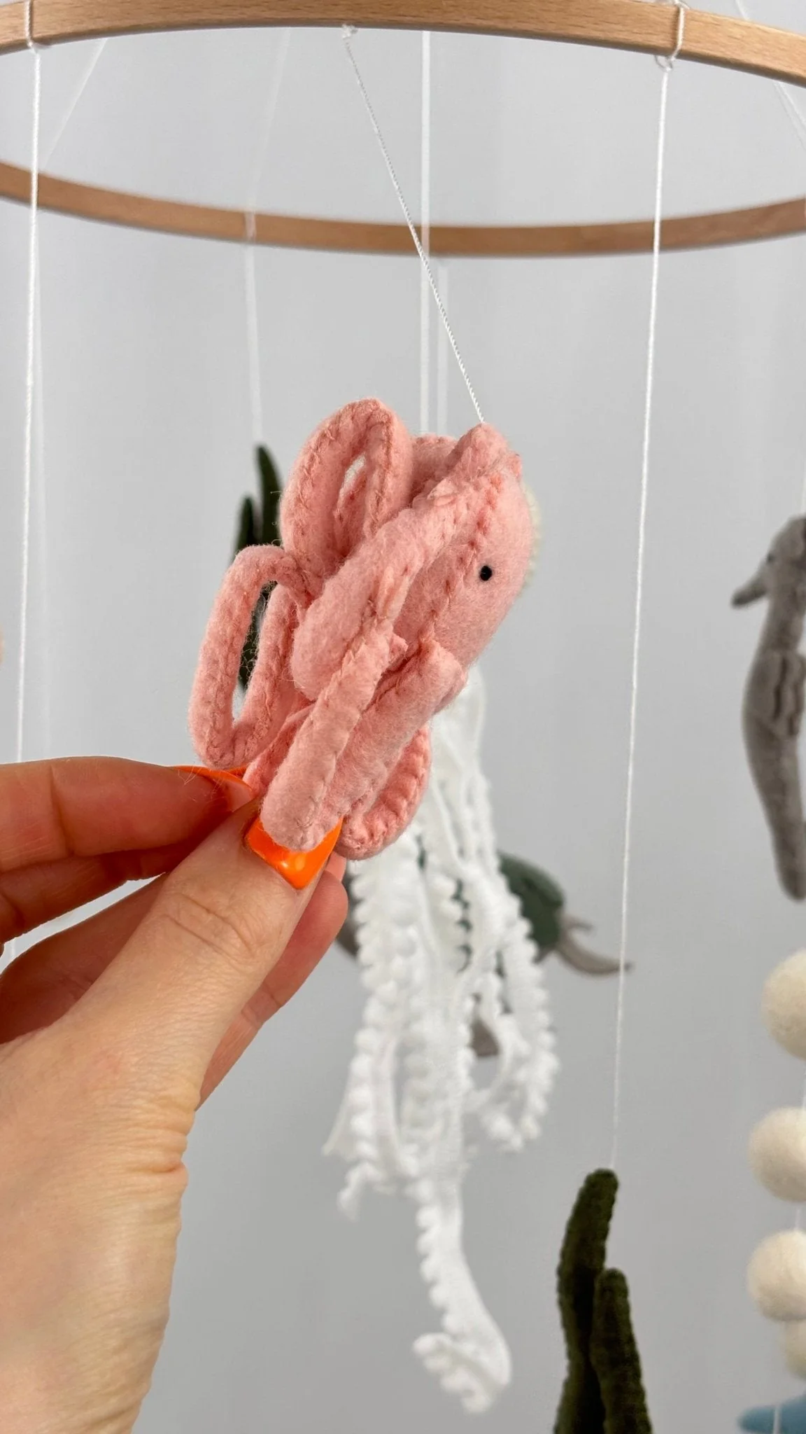 Ocean Drift Felt Cot Mobile - Image 19