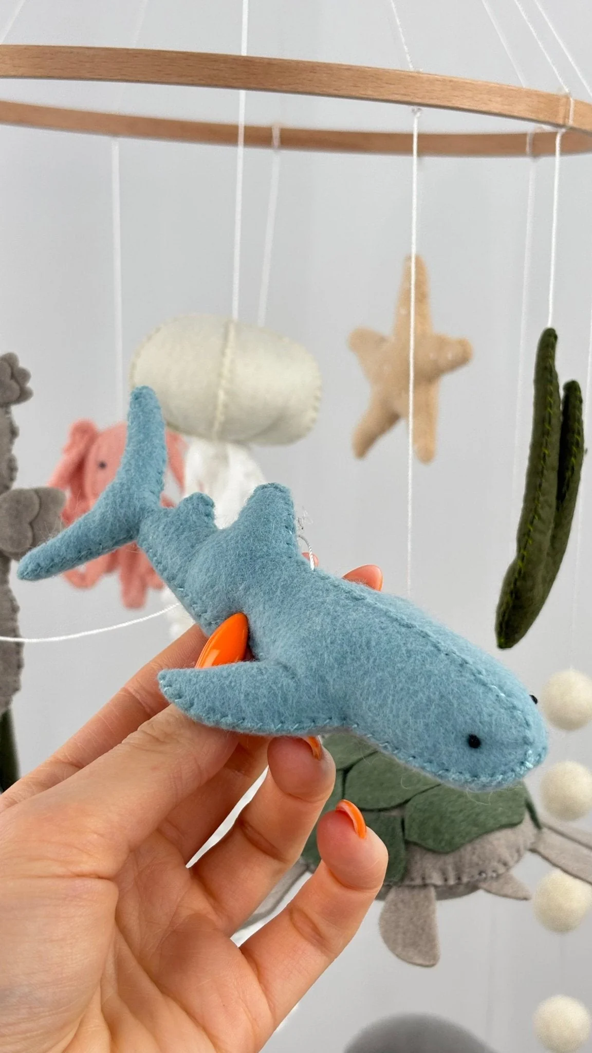 Ocean Drift Felt Cot Mobile - Image 27