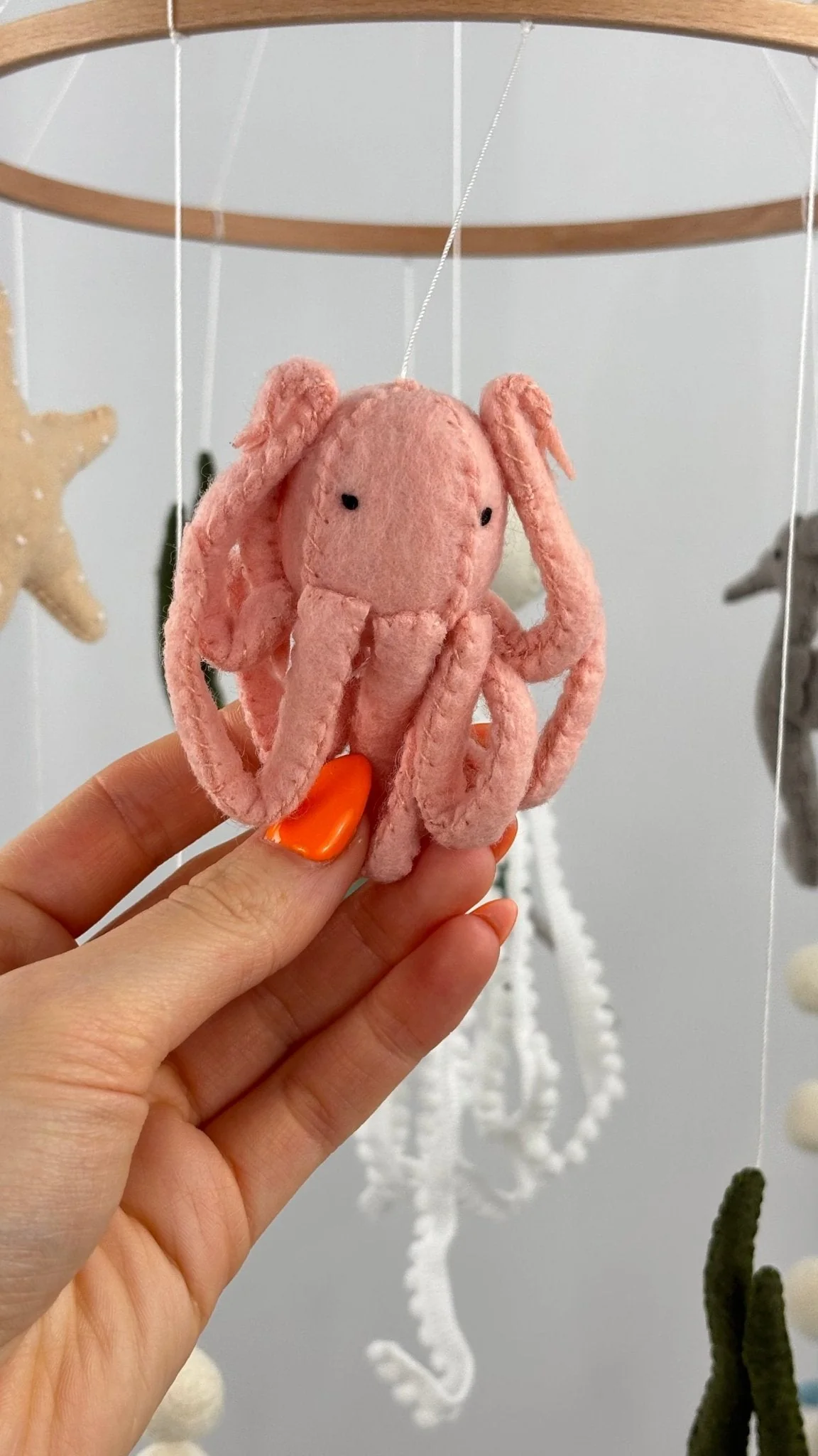 Ocean Drift Felt Cot Mobile - Image 4