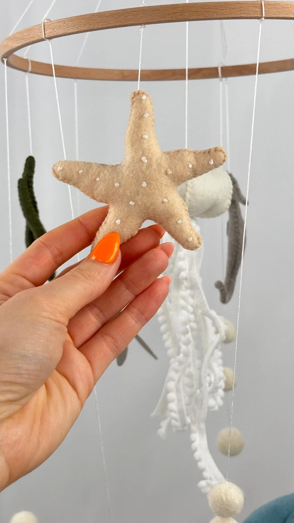 Ocean Drift Felt Cot Mobile - Image 6