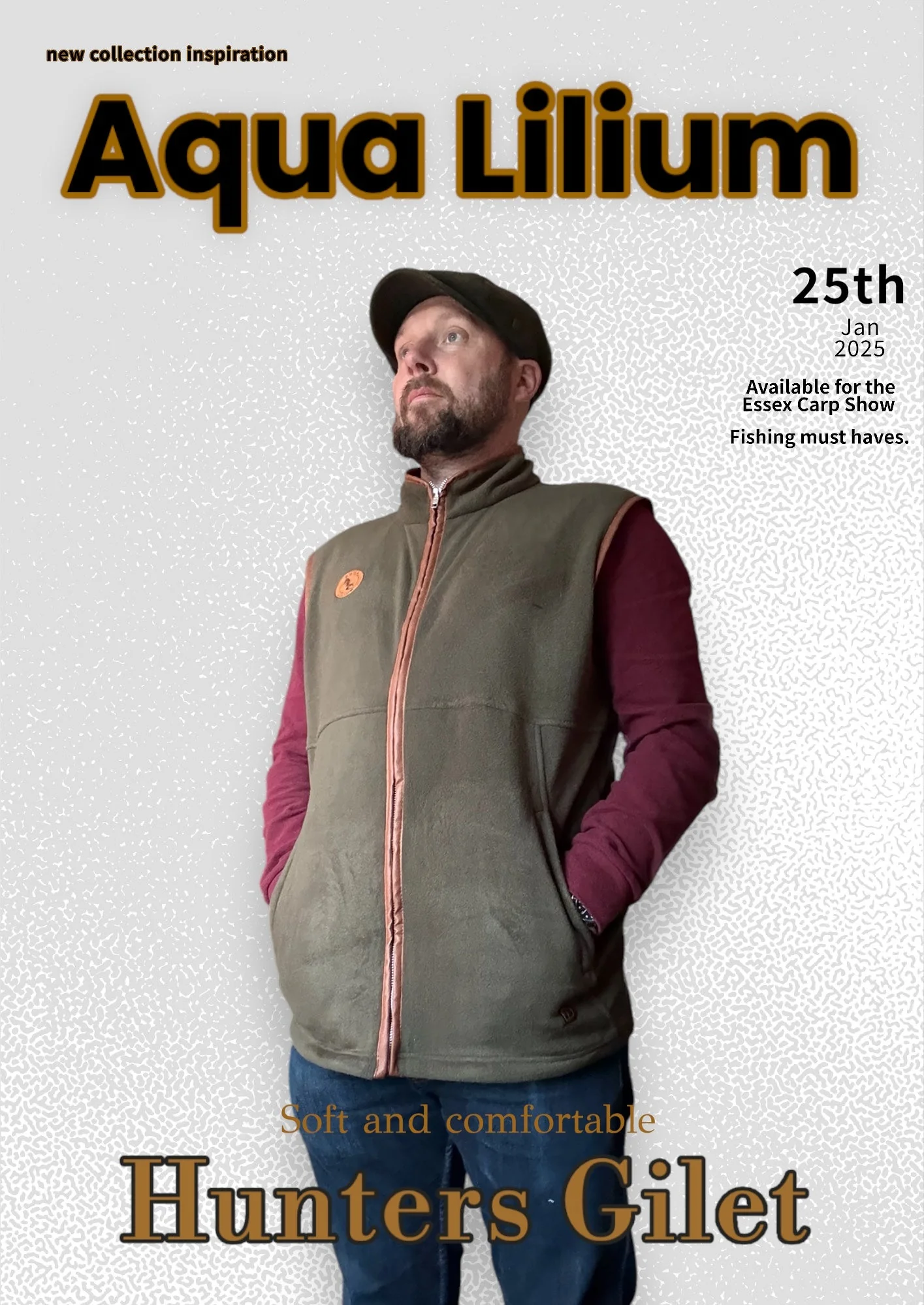 Olive Green Hunters Gilet - Image 3