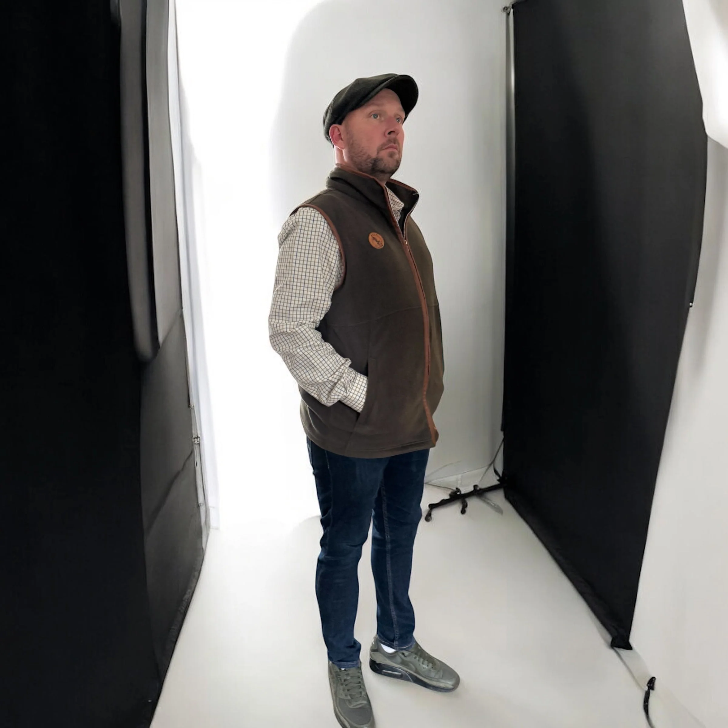 Olive Green Hunters Gilet - Image 6