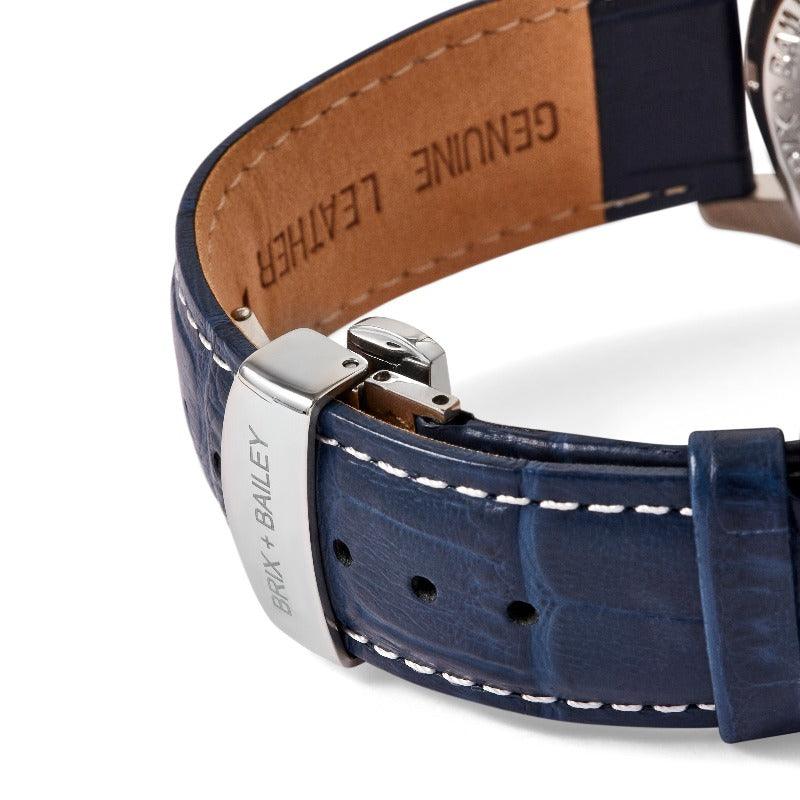 Price Watch Form 3 Navy Leather Strap - Image 4