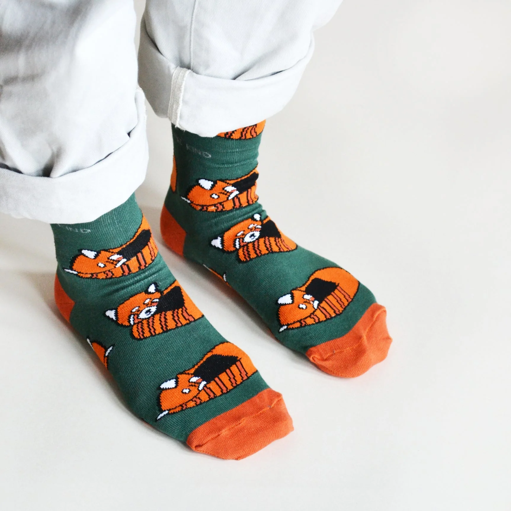 Red Panda Bamboo Socks - Image 4