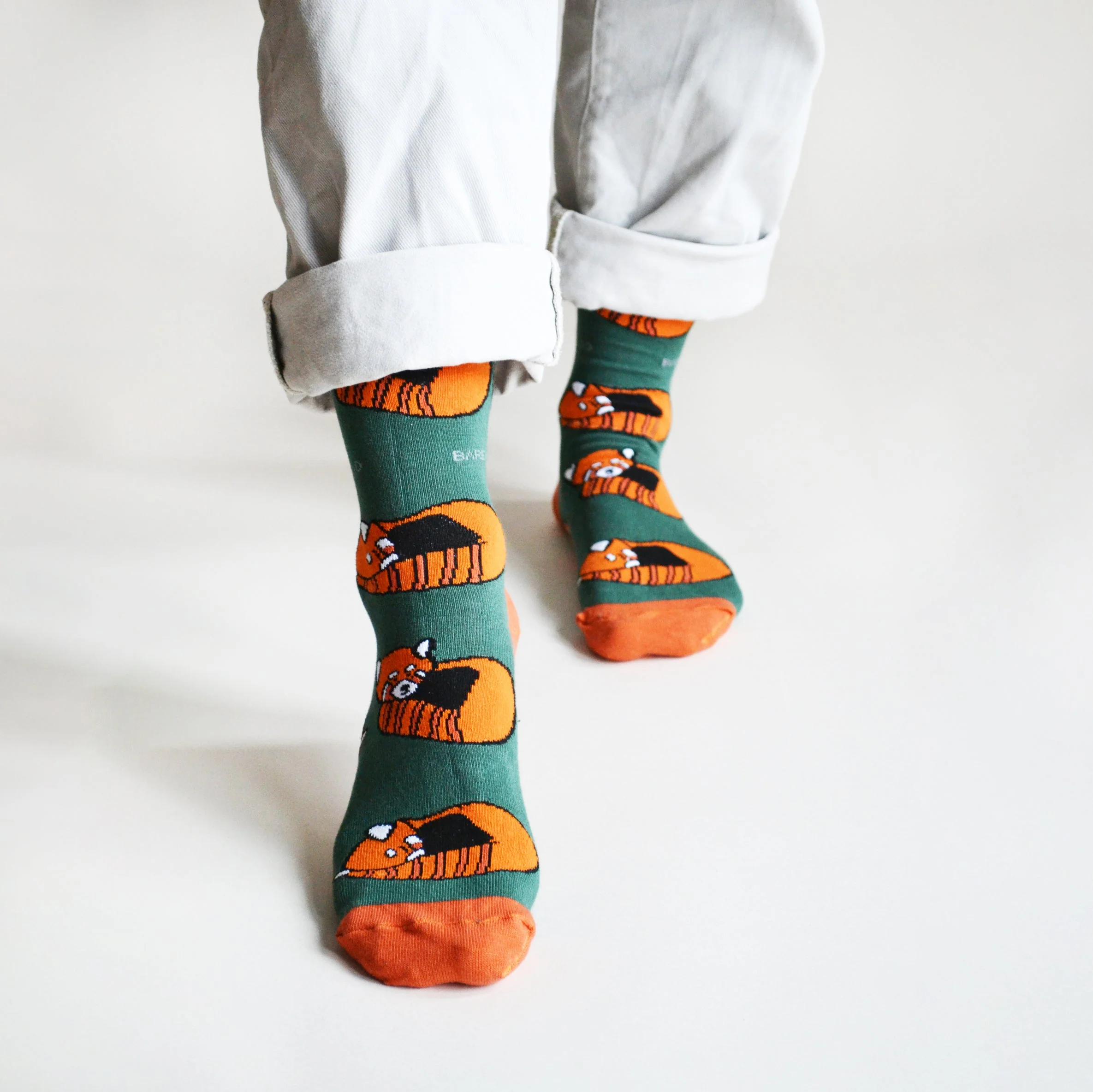 Red Panda Bamboo Socks - Image 5