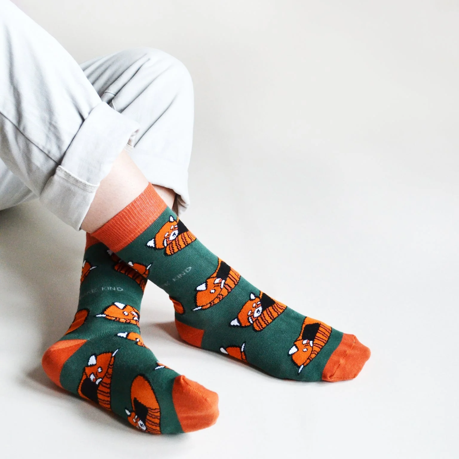 Red Panda Bamboo Socks - Image 7