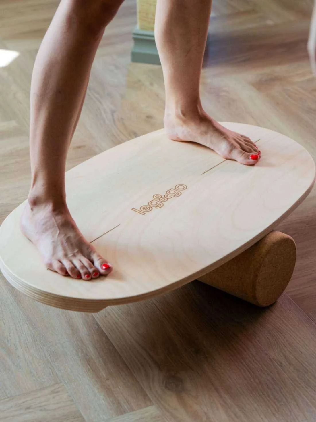 Round Balance Board with Exercise Roller - Image 13