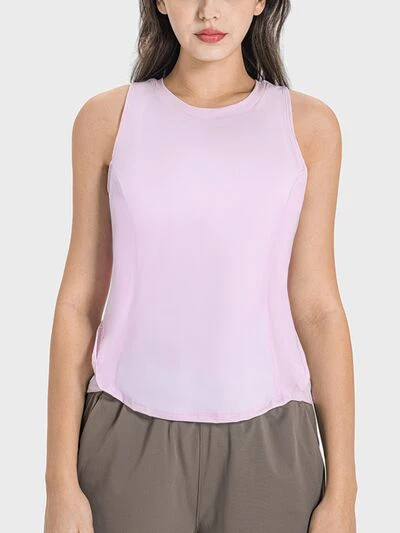 Round Neck Active Tank - Image 4