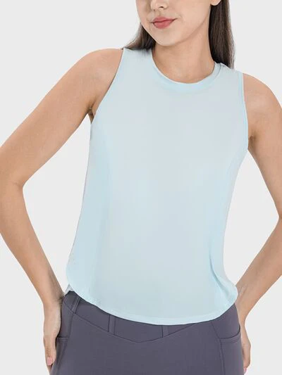 Round Neck Active Tank - Image 7