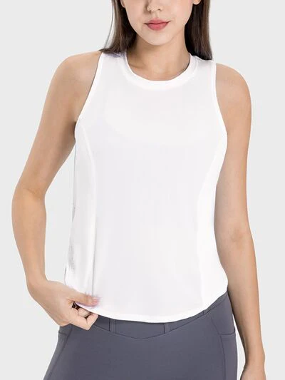 Round Neck Active Tank - Image 8
