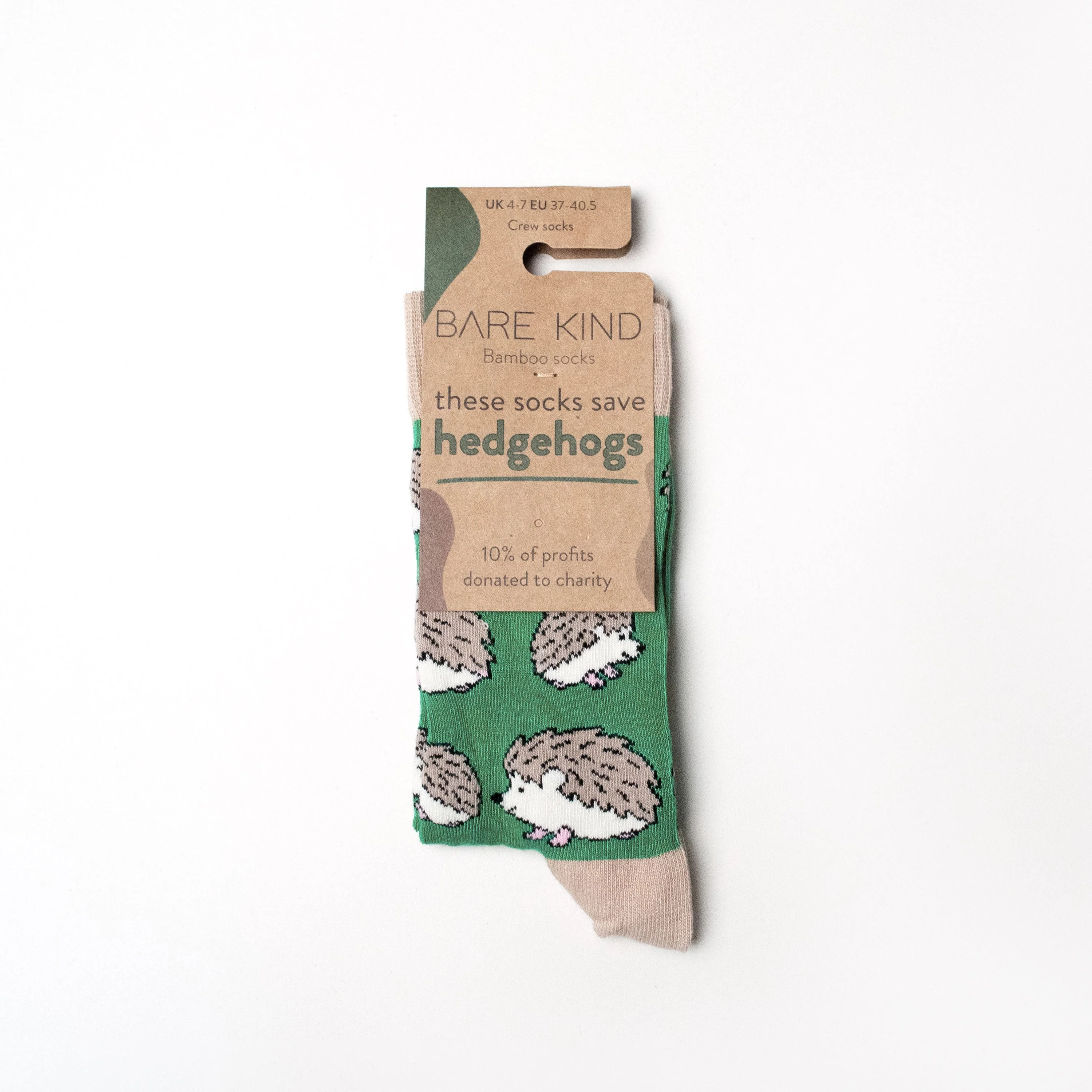 Save the Hedgehogs Bamboo Socks - Image 3