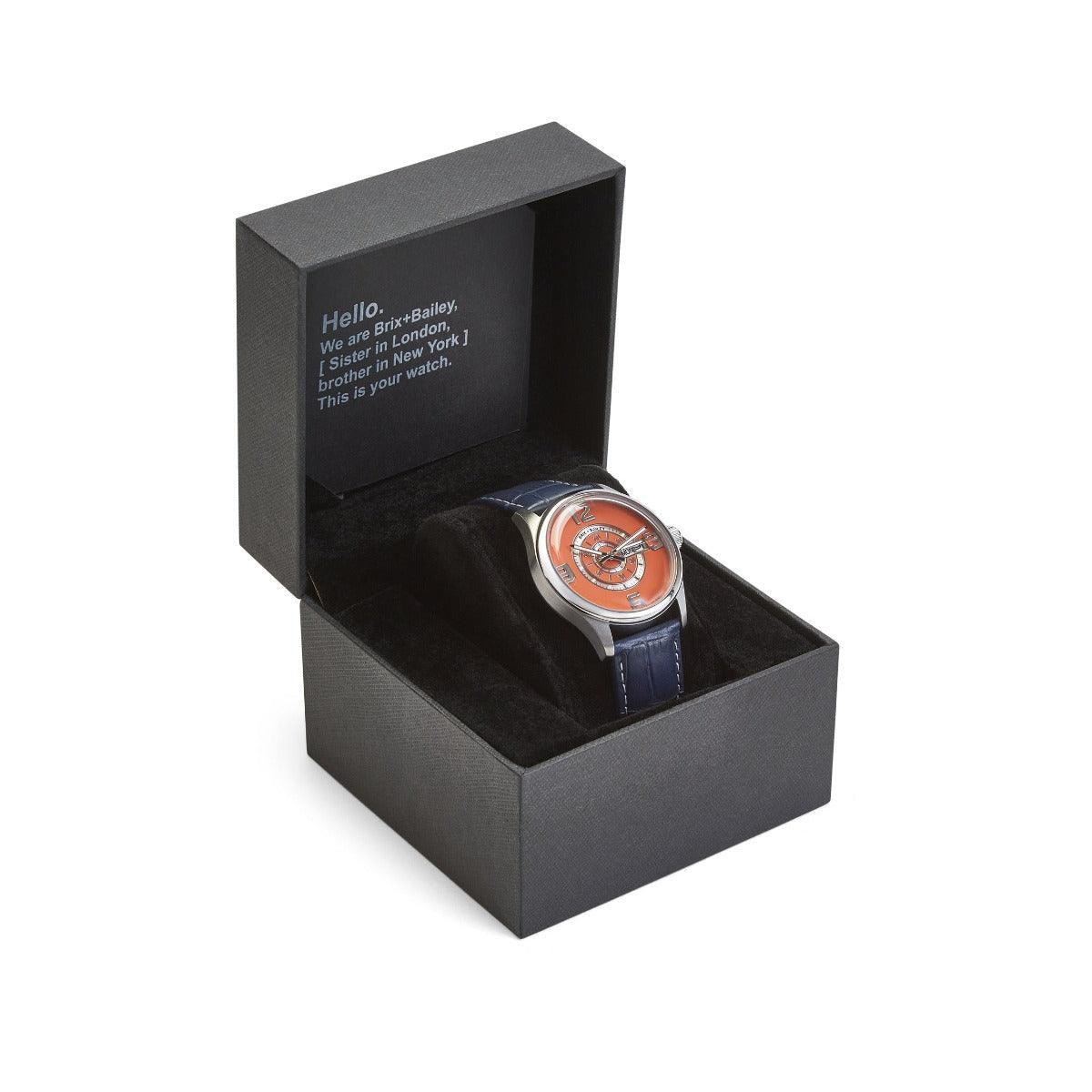 Simmonds Watch Form 5 Warm Orange and Silver - Image 7