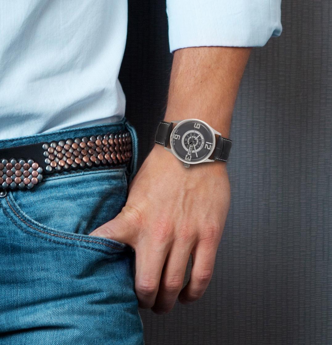 Simmonds Watch Form 1 Black Stainless Steel - Image 3