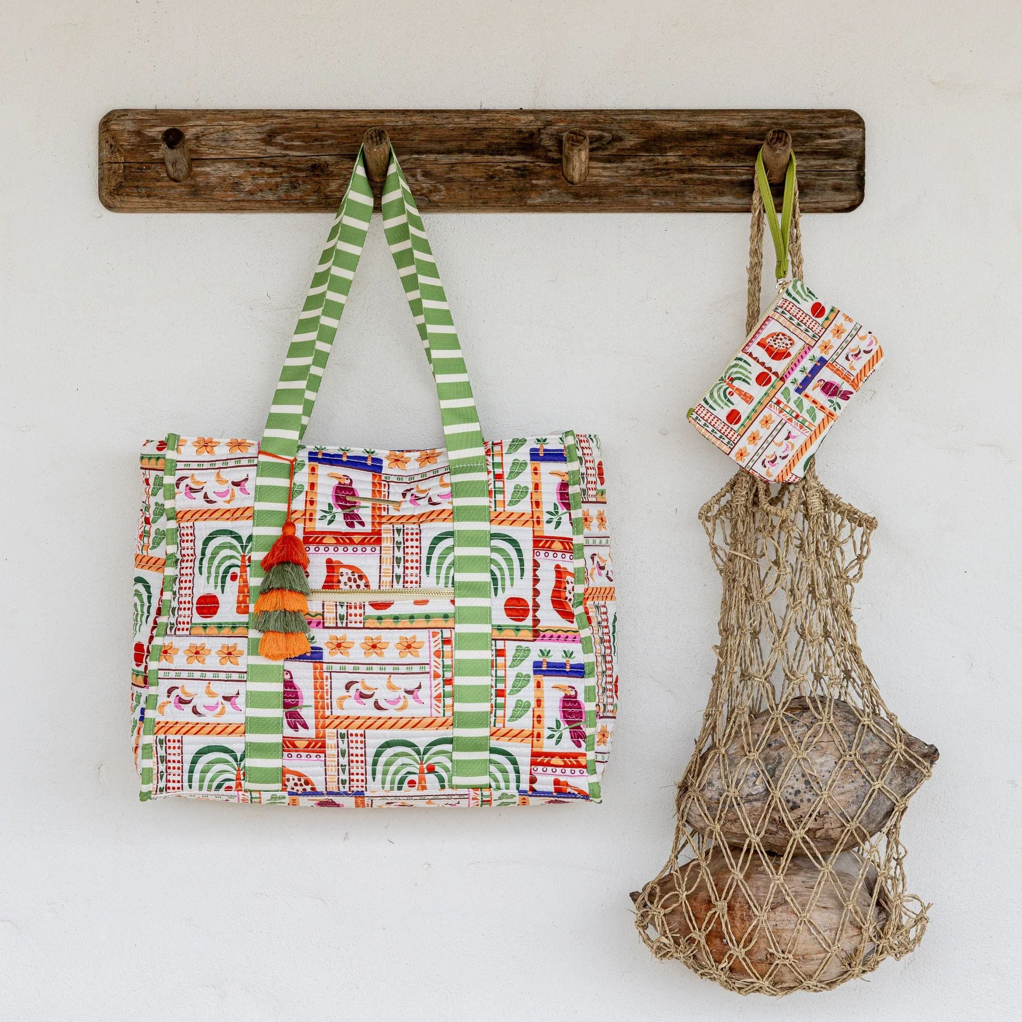 Striped Beach Bag Jamaica - Image 3