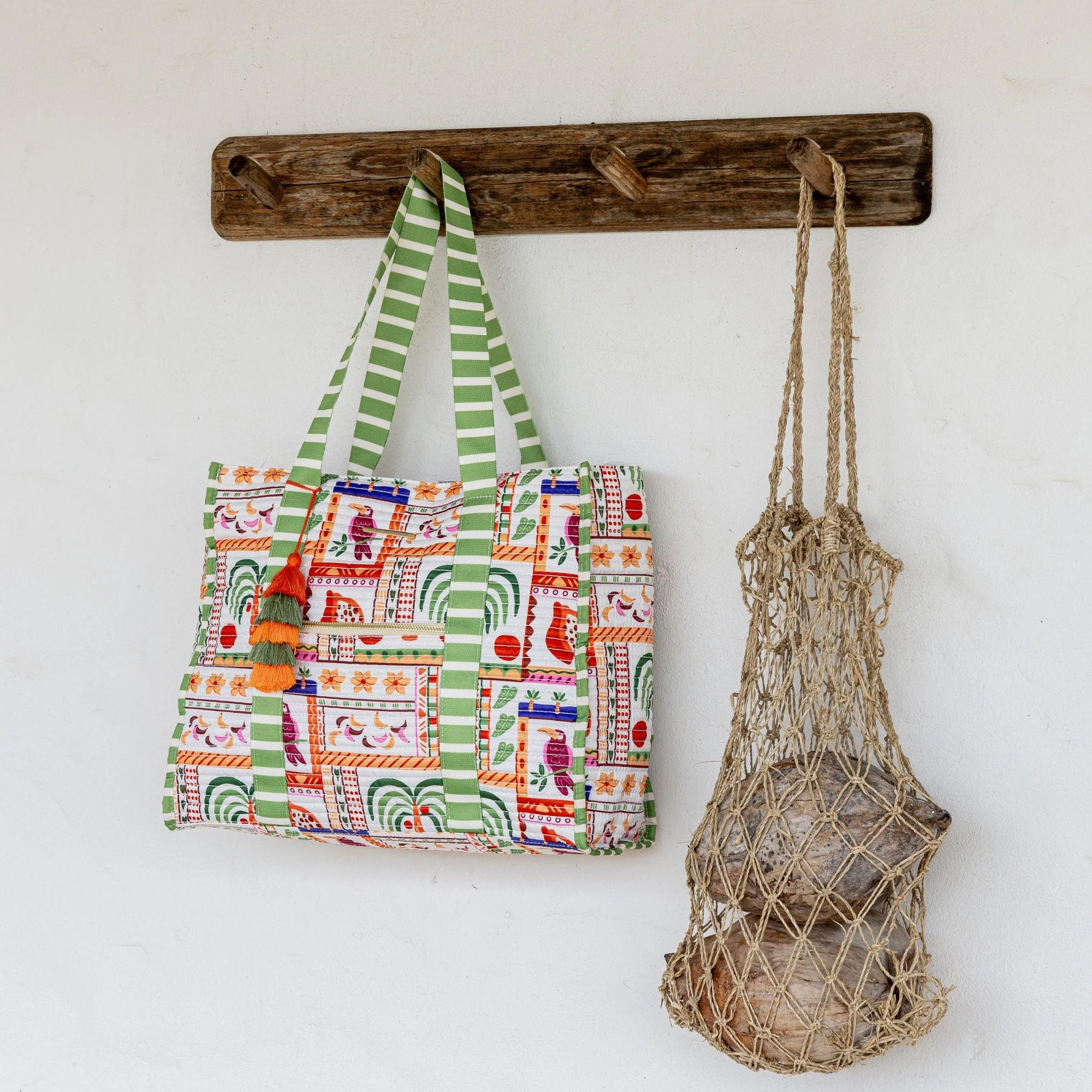 Striped Beach Bag Jamaica - Image 4