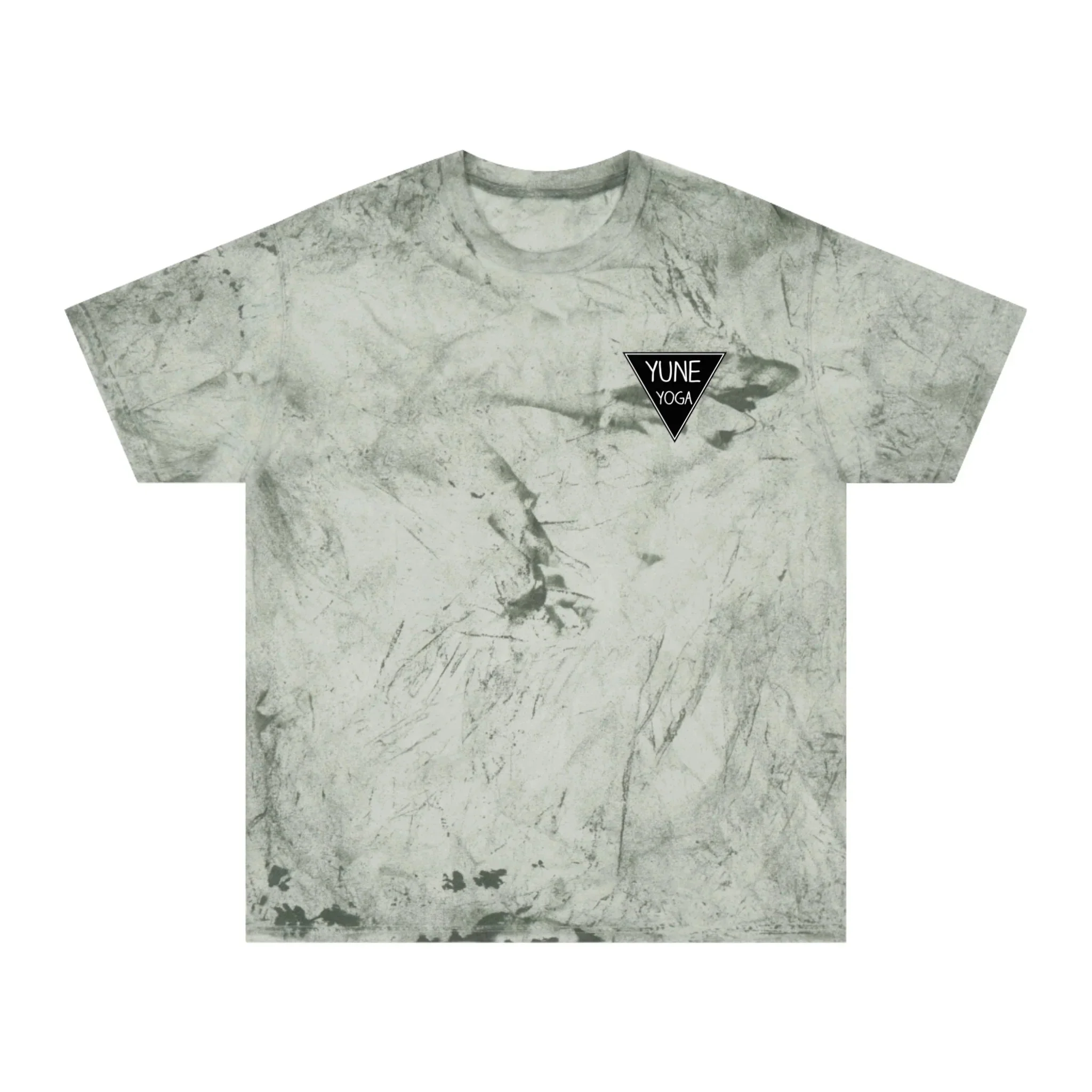 Color Blast Organic Cotton Tie Dye Yoga Tee Unisex Vibrant - Image 3