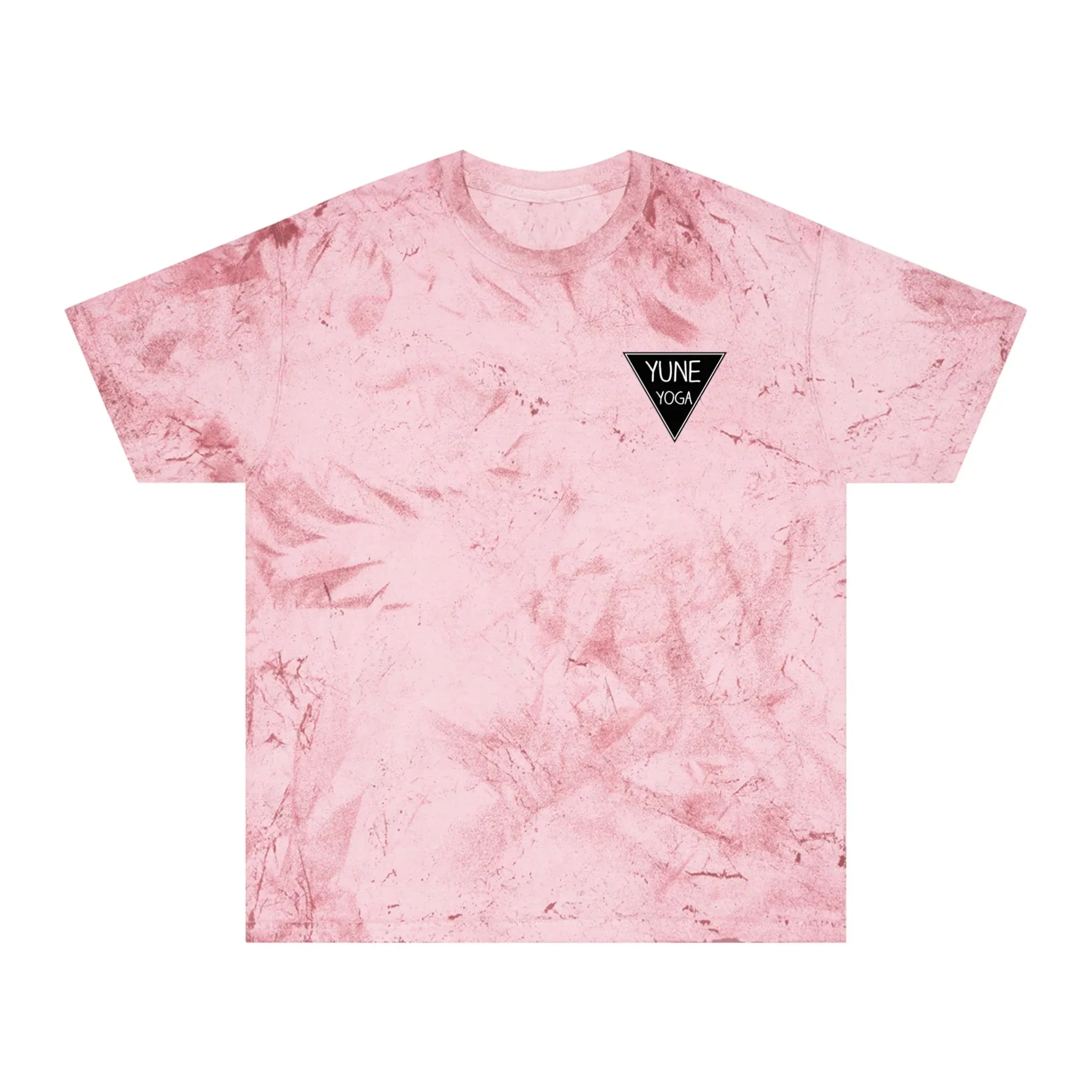 Color Blast Organic Cotton Tie Dye Yoga Tee Unisex Vibrant - Image 6